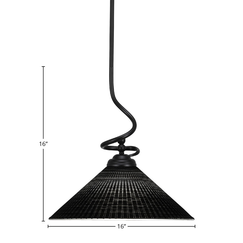 Luminaire suspendu 1 lumière Capri