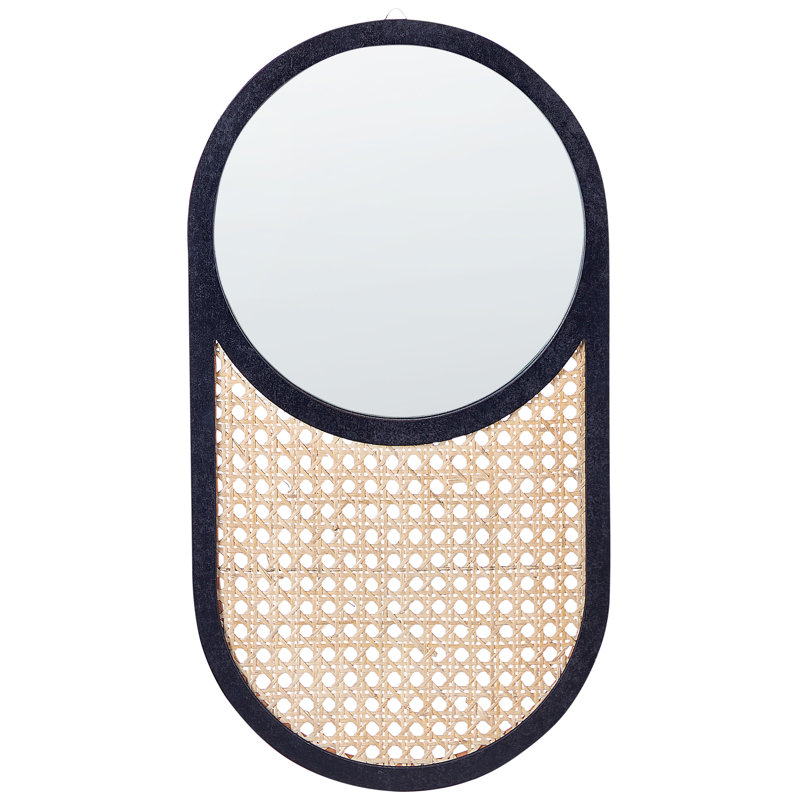 Allaben Wicker Oval Mirror