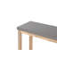 Damhan Solid Wood/Cement Outdoor Bench