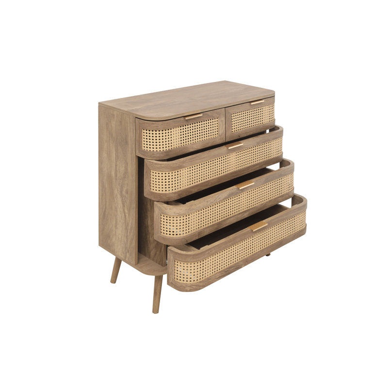Amanni 85 cm W Chest of Drawers, Oak