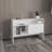 Console Table with Double-Door Cabinet-375756347