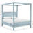 Salina Linen Textured Fabric Upholstered Bed-1559567299-1559567301