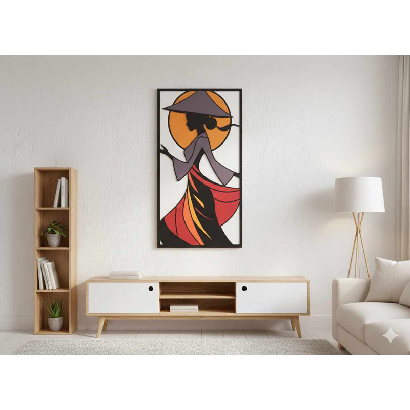 Decorative Framed MDF Painting