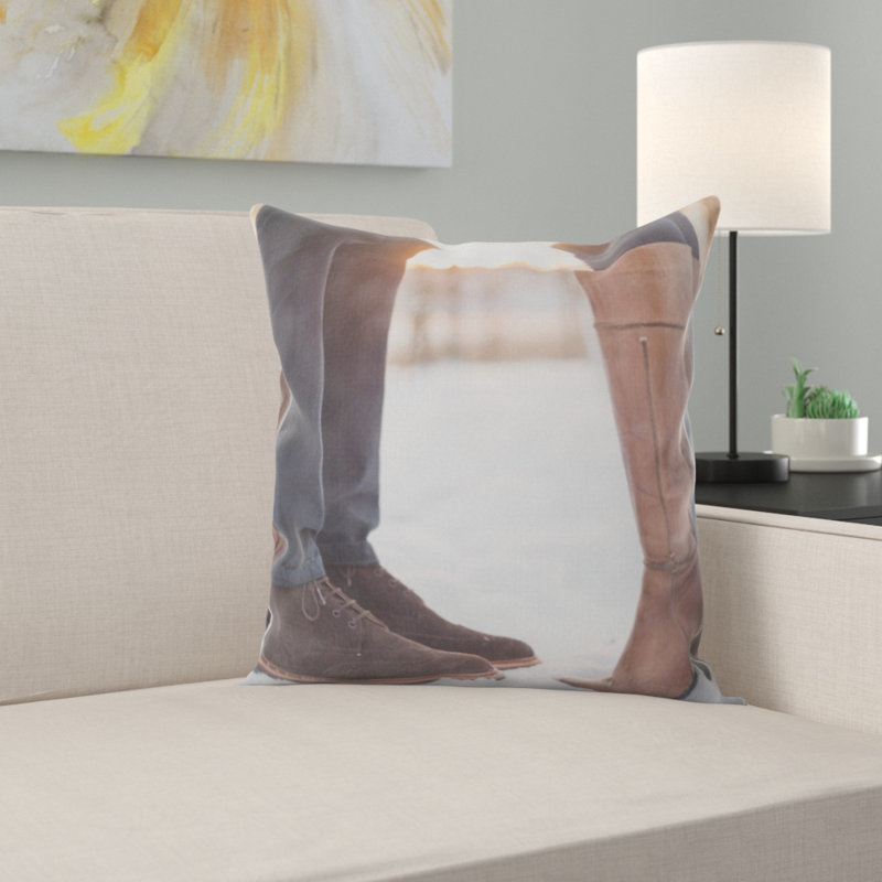 Coussin décoratif enpaire d’baisers