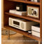 Vitrine 29,84 "en bois massif brun standard