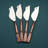 Semiye Ratoncito Cheese Knife/Spreader 4 Pc. Set