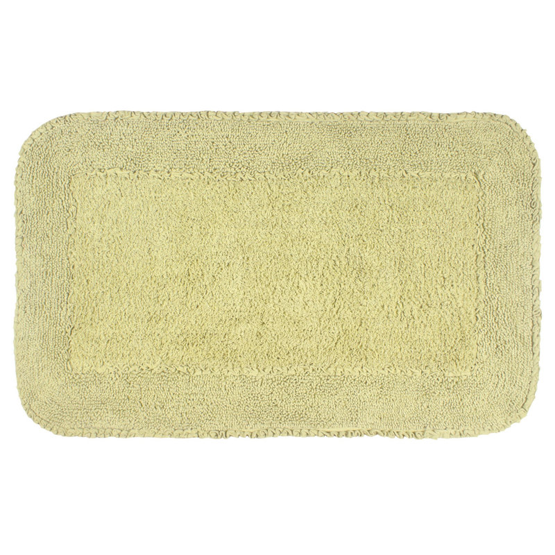 Tapis pour salle de bain Maytham, Vert, Rectangle - l 24 po x L 40 po
