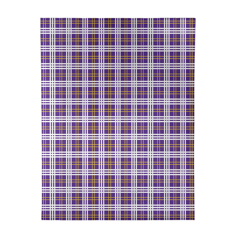 Tapis à carreaux mauve, Rectangle 9 pi x 12 pi