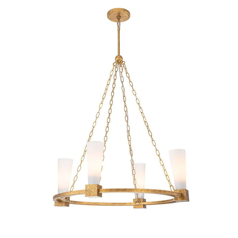 Kristy Chandelier, 8.97" H x 33" W x 33" D, 4