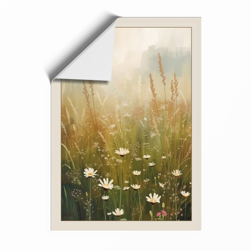 Misty Meadow Botanical - Framed Print, Unframed, A3 - 42.0 x 29.7 cm