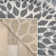 Floral Dark and Light Gray Area Rug