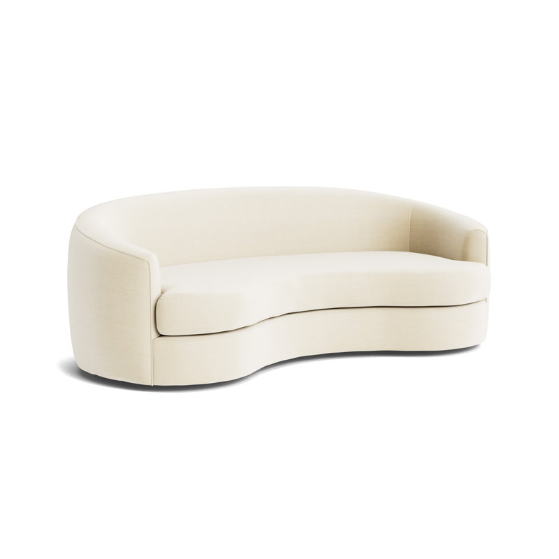 Giselle 85 Sofa, Performance Linen - Cream