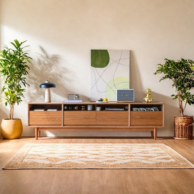 Meuble télé moderne et simple avec rangement classique