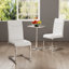 Chaise d'appoint en similicuir