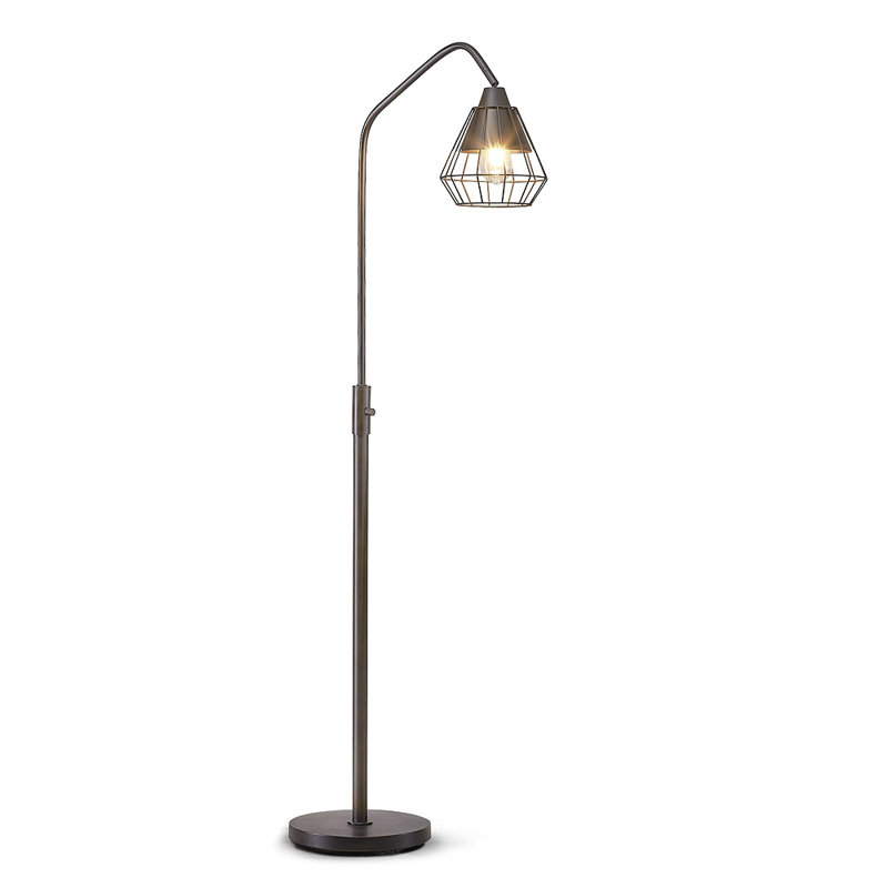 Lampe sur pied arquée 66 po Neale, Bronze foncé