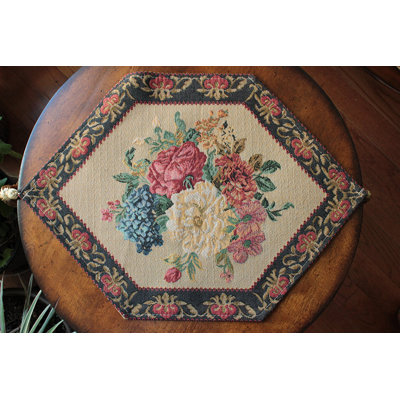 Tache Colorful Country Rustic Floral Morning Awakening Table Runner