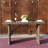 Rectangular Glass Outdoor Dining Table-1513922450
