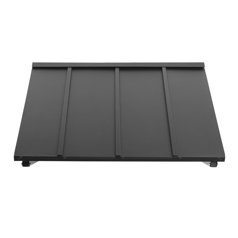 Awntech Houstonian Standing Seam Metal Fixed Awning, 24" H x 56" W x 24" D, Black