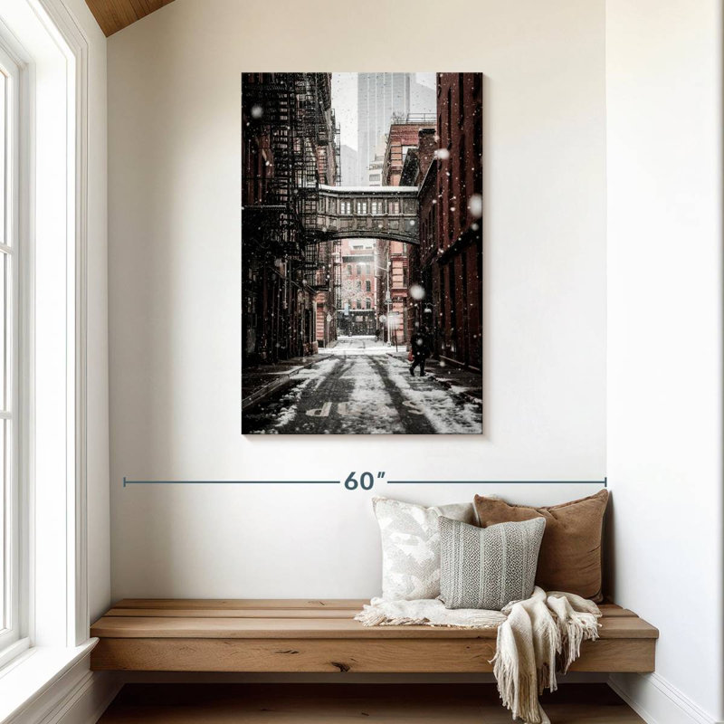 Sirci Winter à New York Sireci, H 45 po x l 30 po