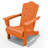 HDPE Foldable Steel Adirondack Chair-2133841913