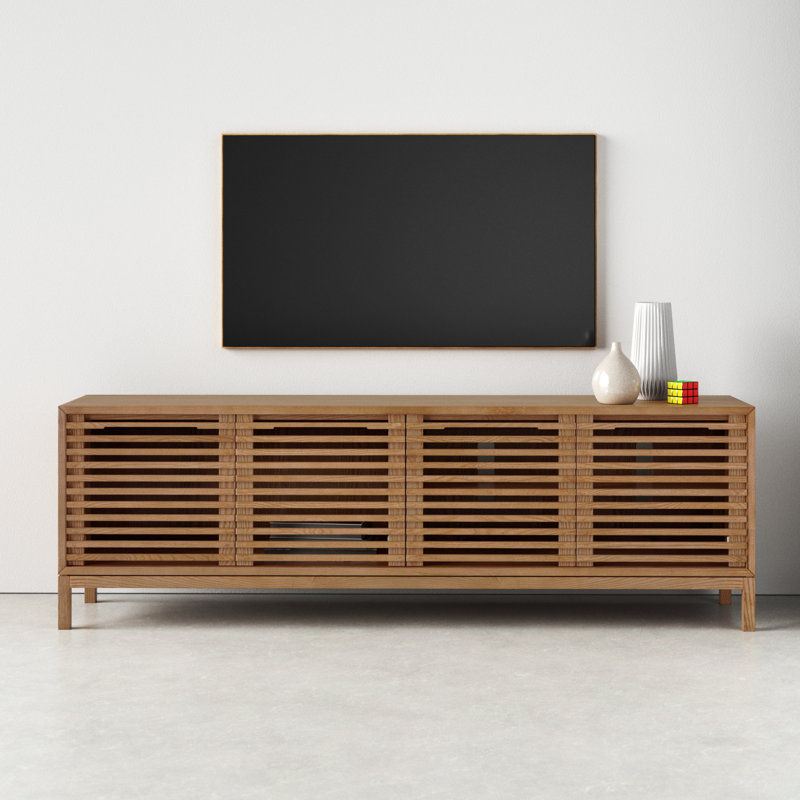 Finnian 78'' Media Console, Light Oak
