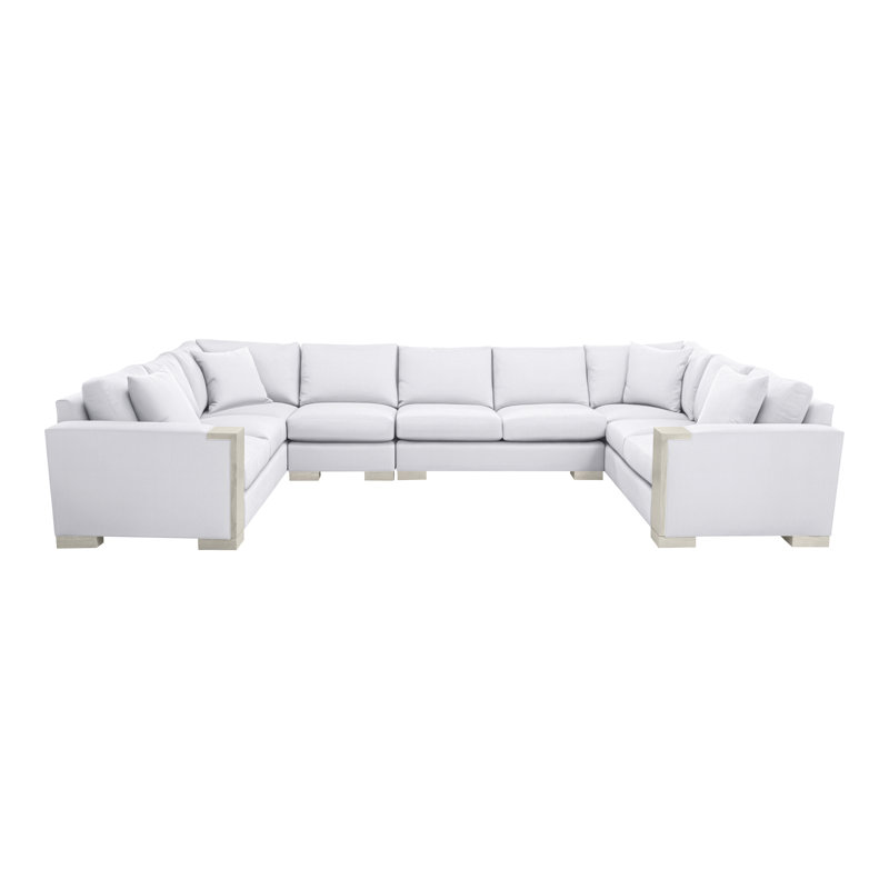 Abingdon By Michael Weiss Upholstered Sectional Symmetrical, Navada Snow, Wrenn