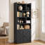 Bookcase With Open Cubbies & Cabinet-226462357-224041591