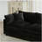 Free Combination Comfy Upholstery Modular Oversized L Shaped Sectional Sofa With Reversible Ottoman, Black Chenille-1806656529-1806656531