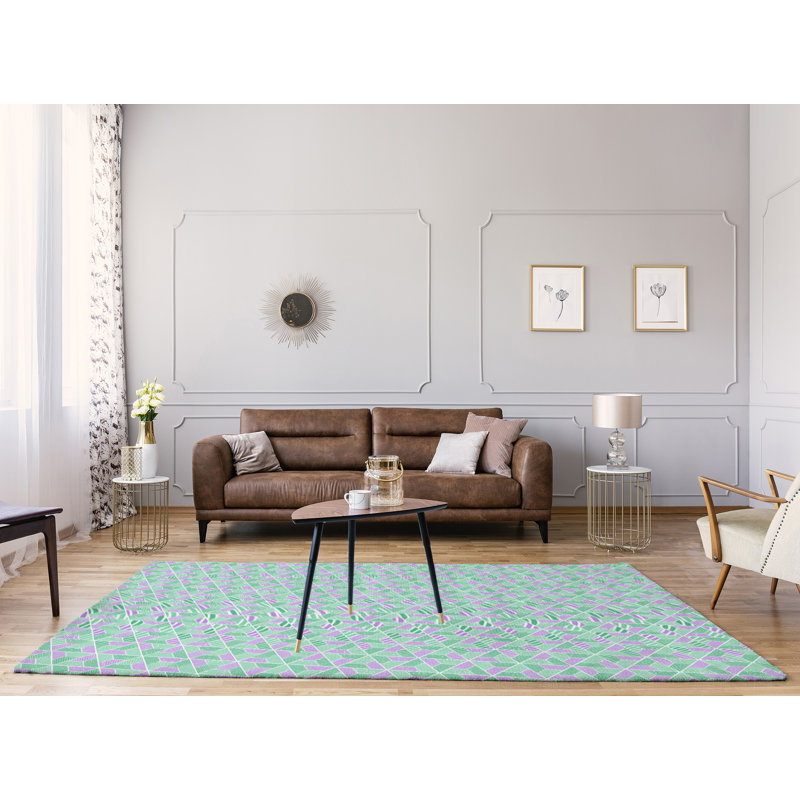 Chenille Geometric Indoor Rug, Rectangle 8' x 10'