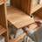 Miho Solid Wood Drawers Bookcase