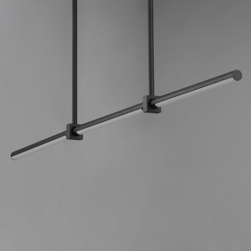 Luminaire suspendu à 3 lumières, Noir