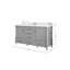Meuble-lavabo simple 60 po avec comptoir en quartz Aberdeen