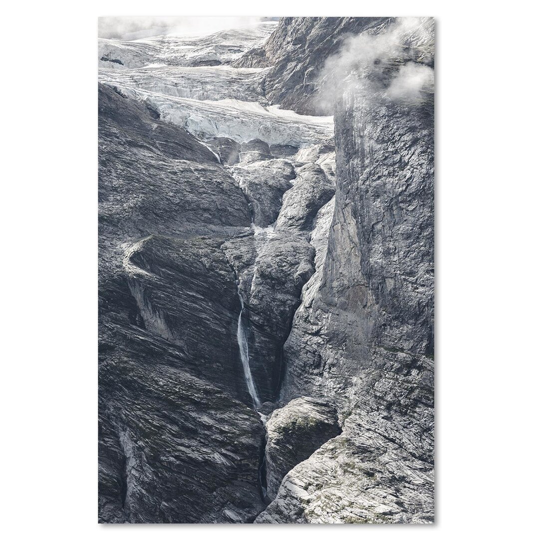 Leinwandbild Blick auf Felsen