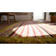 Tapis crocheté antique en laine américaine