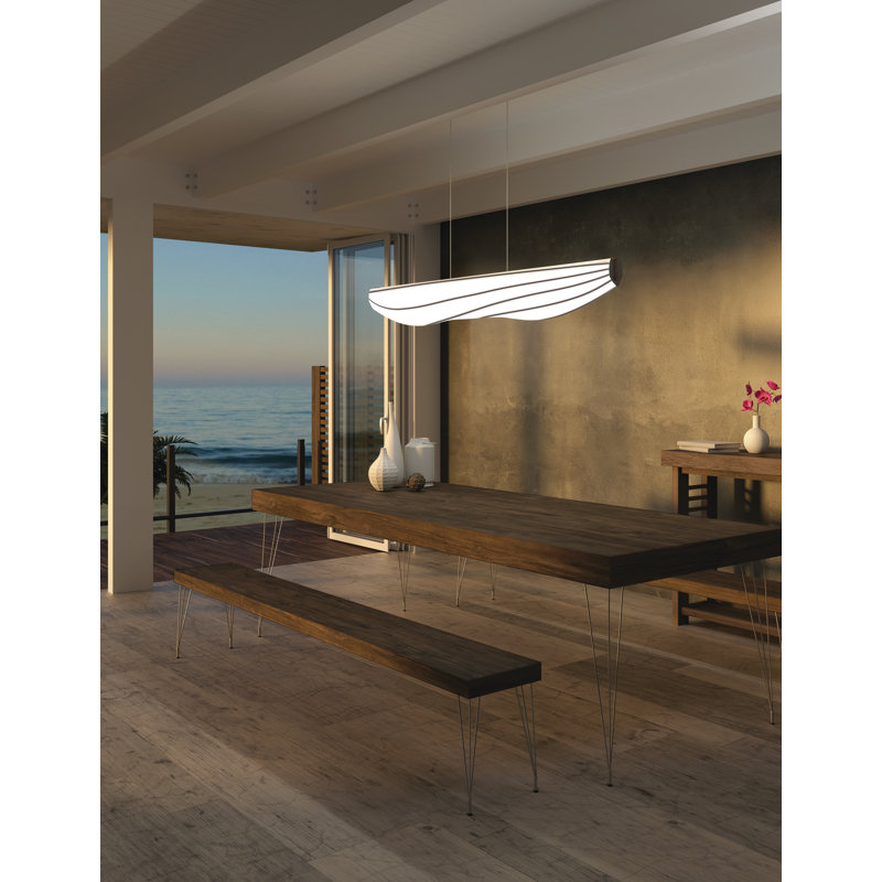 Lenis 1 - Light Pendant, 120V, 3500K, Walnut