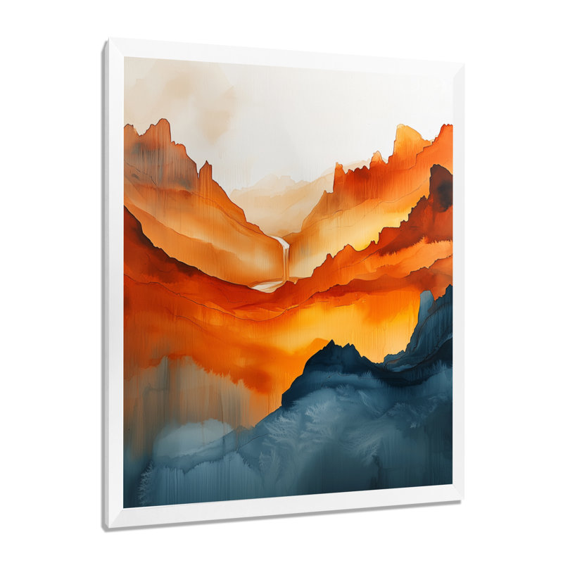Novaleah - Landscapes Canvas Wall Art, H 44 po x l 34 po, Picture Framed, Blanc