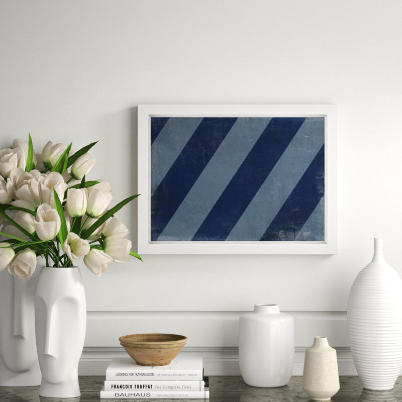 Nautical Flag V Print by Barclay Butera, Outdoor, 30" H x 40" W x 1.5" D