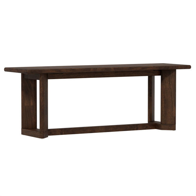 Laneway Solid Wood 58" Wide Dining Bench, 18” H x 58” W x 16” D