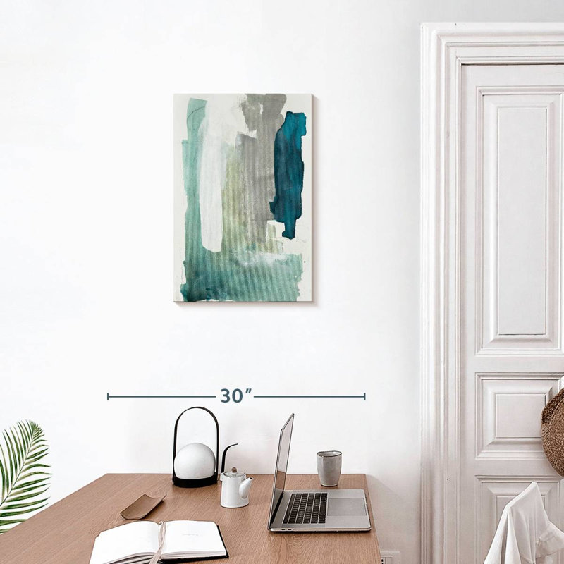 Verre de mer Avery turquoise I, H 24 po x l 16 po