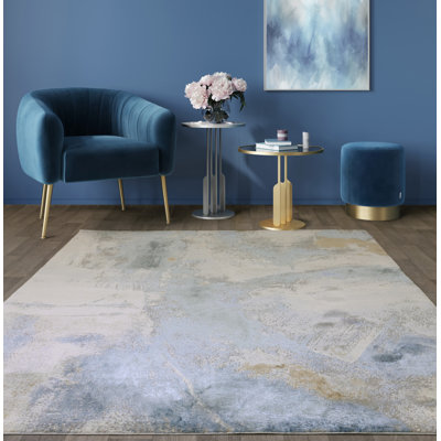 Caydren Blue/Grey/Ivory Area Rug