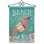 Hippocampe, impression sur 2 faces de polyester 19 x 13 po ensemble de drapeaux