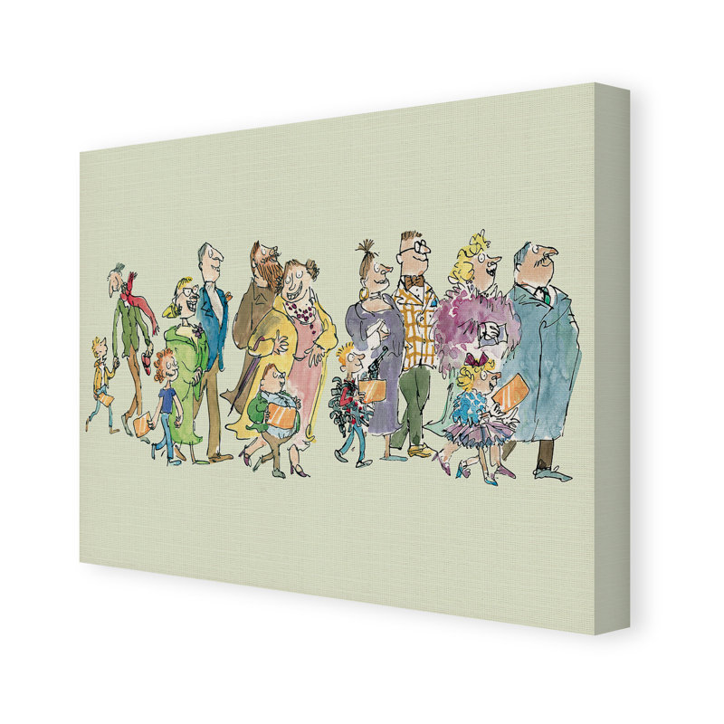 Quentin Blake - Wrapped Canvas Print