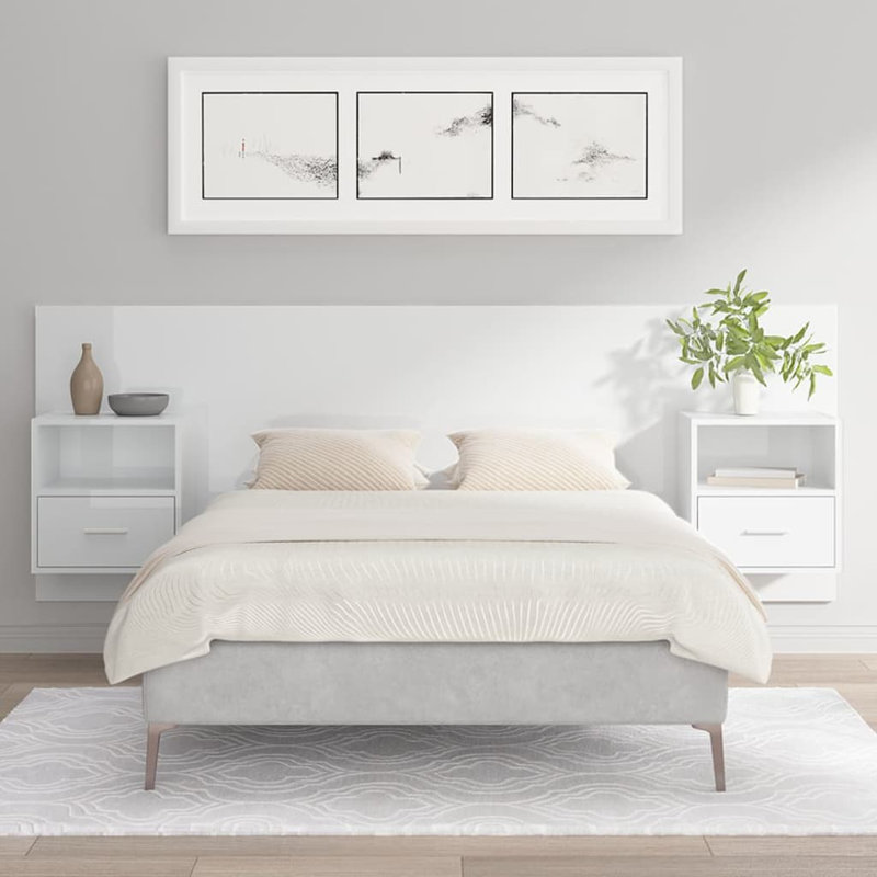 Headboard, Small Double (4'), Smoked Oak