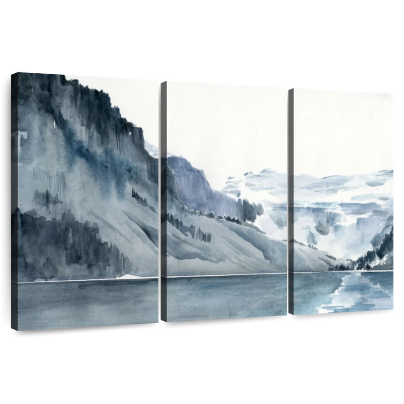Fjords d'hiver d'Alvord I, H 48 po x l 74 po