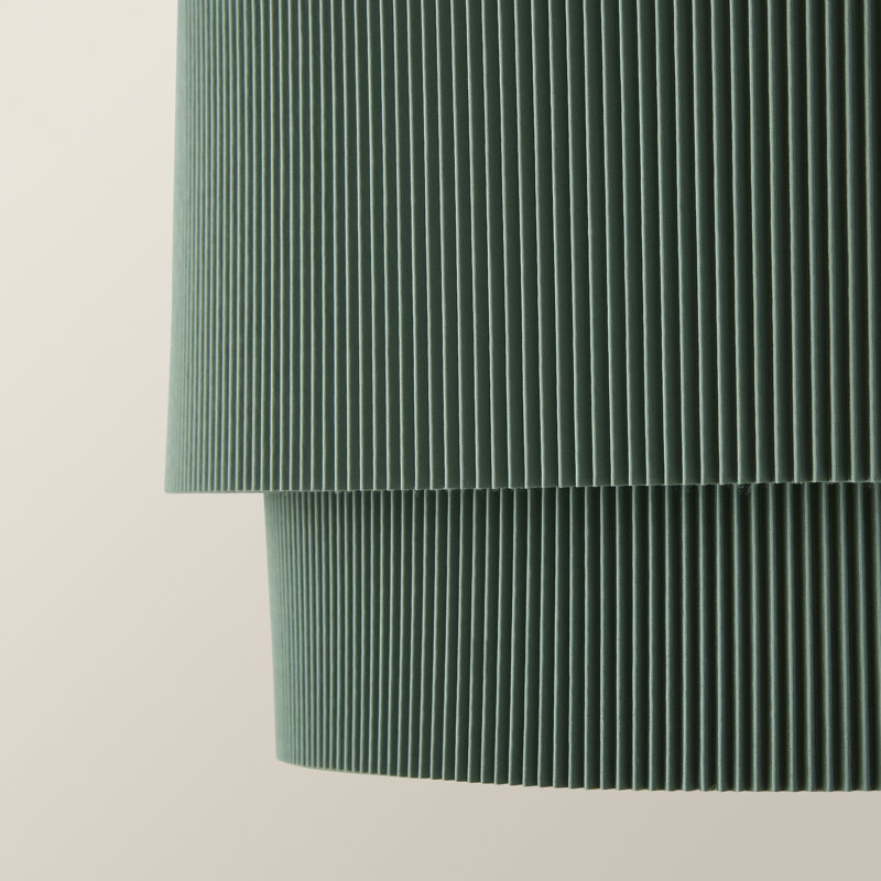 17.5cm H Cotton Lamp Shade ( Slip-On ), Blue