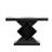 Rillamas LED Lighting Mirrored Console Table Crushed Diamond Inlay