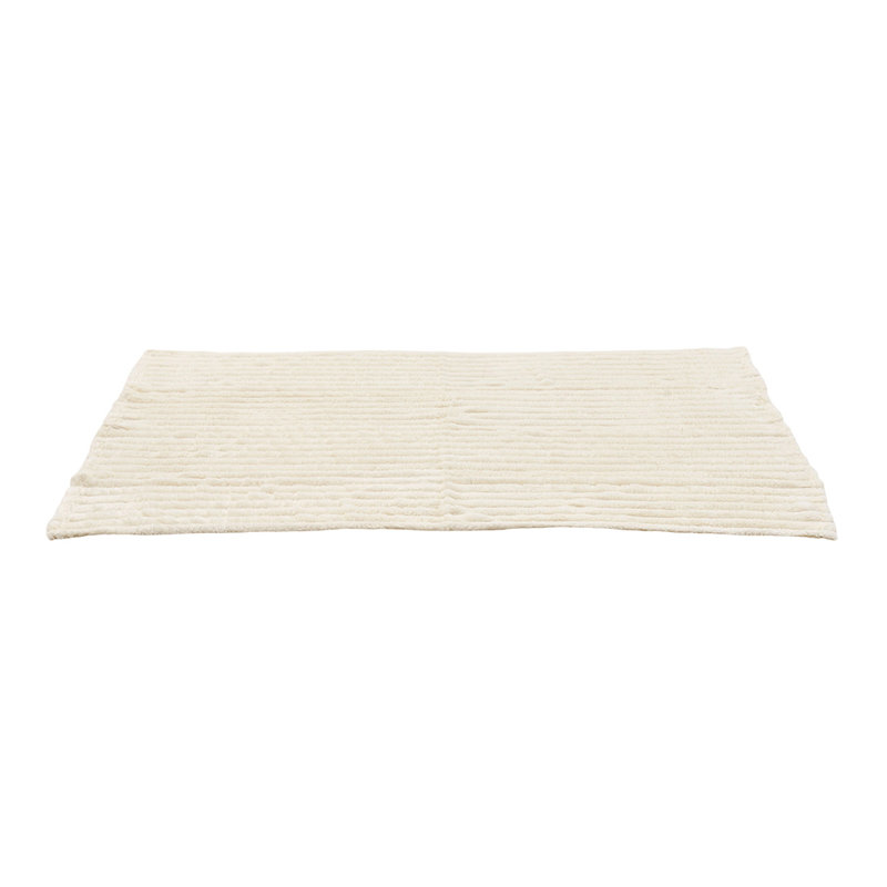 Machine Tufted Throw Blanket, Beige, Striped, 150cm x 100cm