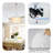 Double-layer Circular Fabric White Pendant Lamp
