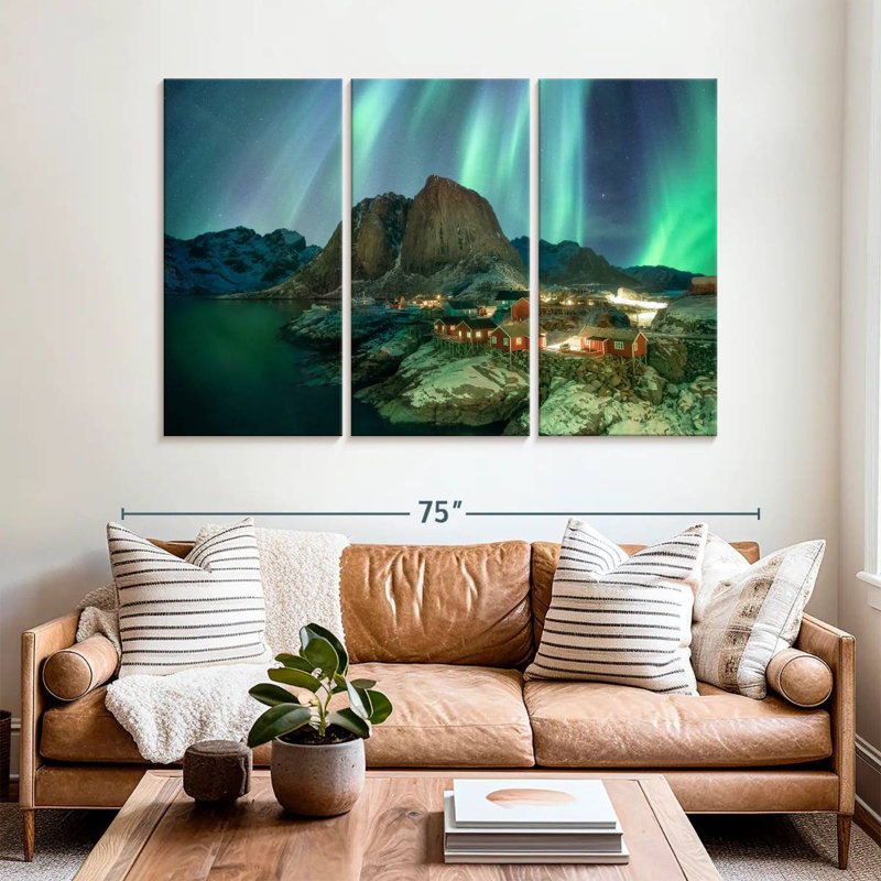 Alvord Hamnoy Aurora Lights, 42" H x 65" W