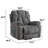 41.3" Wide Contemporary Chenille Very comfortable Power Reclining Heated Massage Chair-640361121
